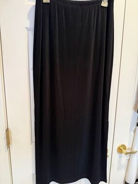 Chico’s Sz 2 (8/10) Black Women’s Maxi Skirt - Classic Elastic Waist